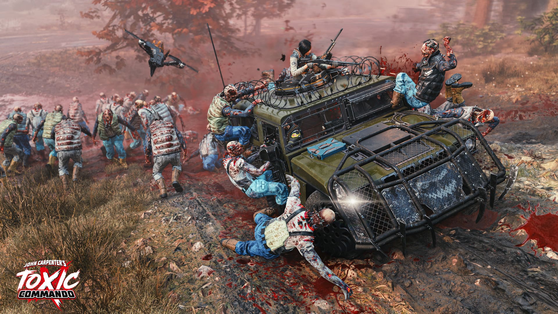 John Carpenter’s Toxic Commando gamescom 2025 preview screenshot 3 fun shooting zombies blood splatters