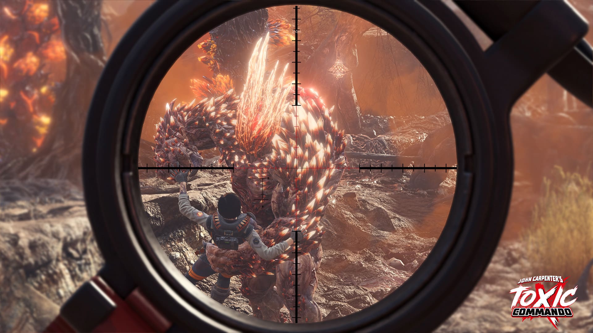 John Carpenter’s Toxic Commando gamescom 2025 preview screenshot 5 sniper rifle destroying zombies one shot