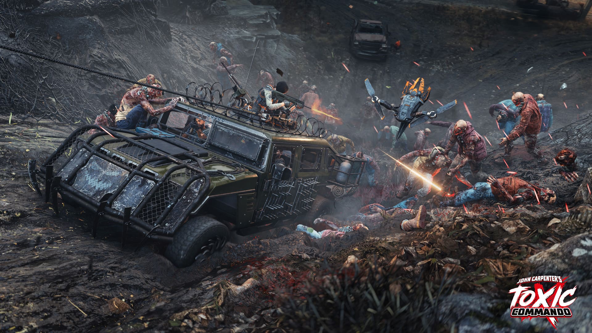 John Carpenter’s Toxic Commando gamescom 2025 preview screenshot 8 vehicles off-road driving sim gameplay
