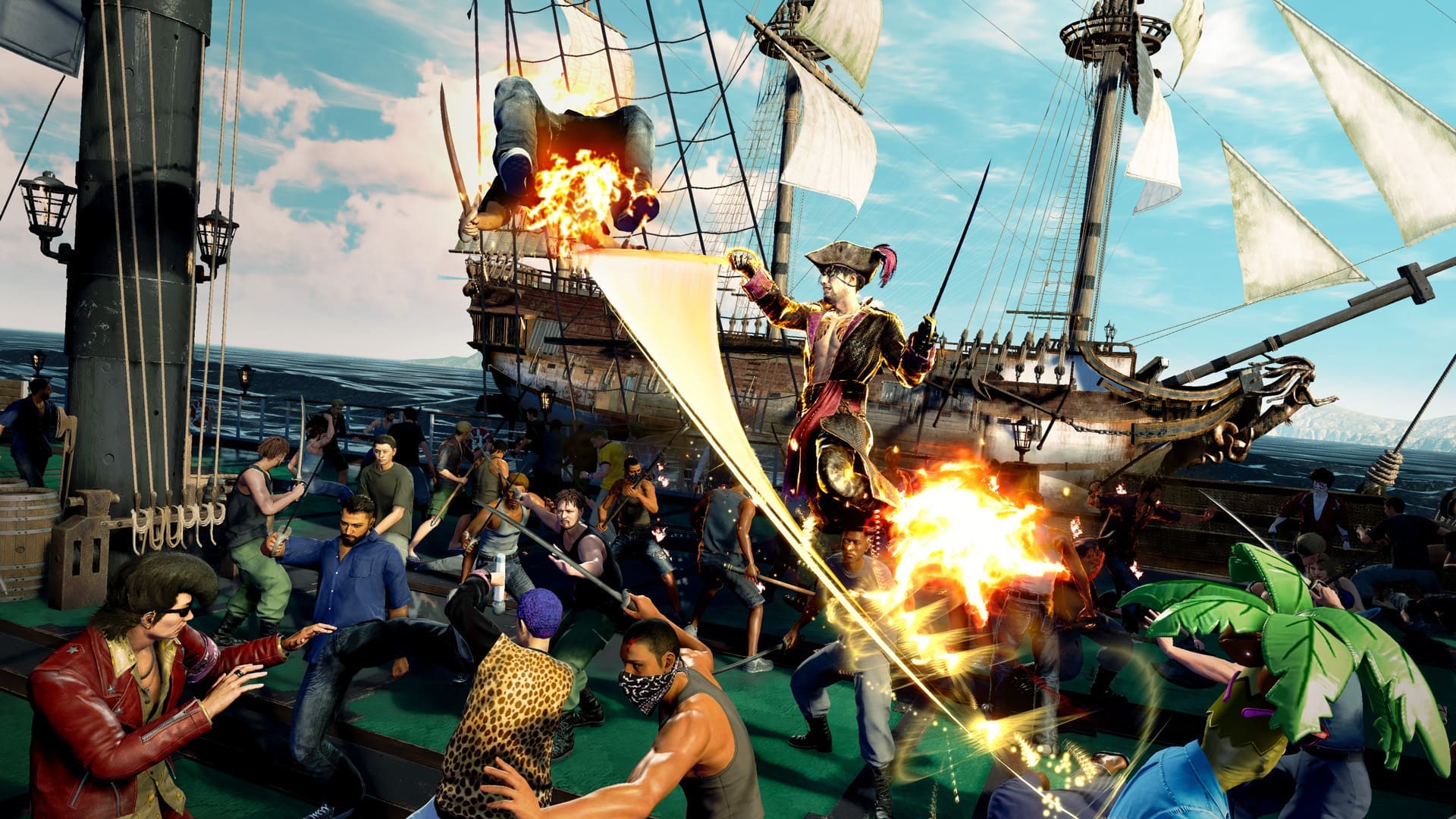 Like a Dragon Pirate Yakuza in Hawaii preview screenshot 5 attack enemy pirate ships