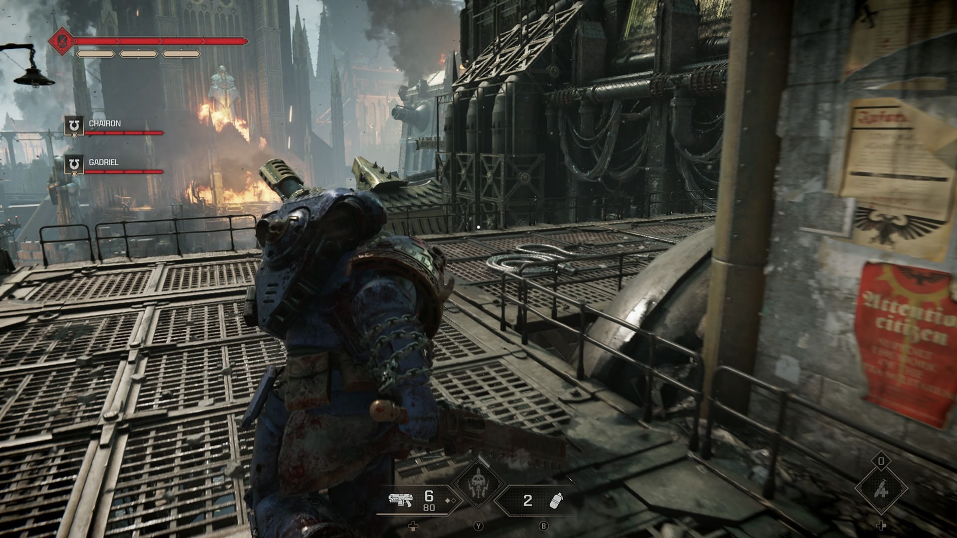 Warhammer 40k Space Marine 2 review screenshot 7 spacious level design distance